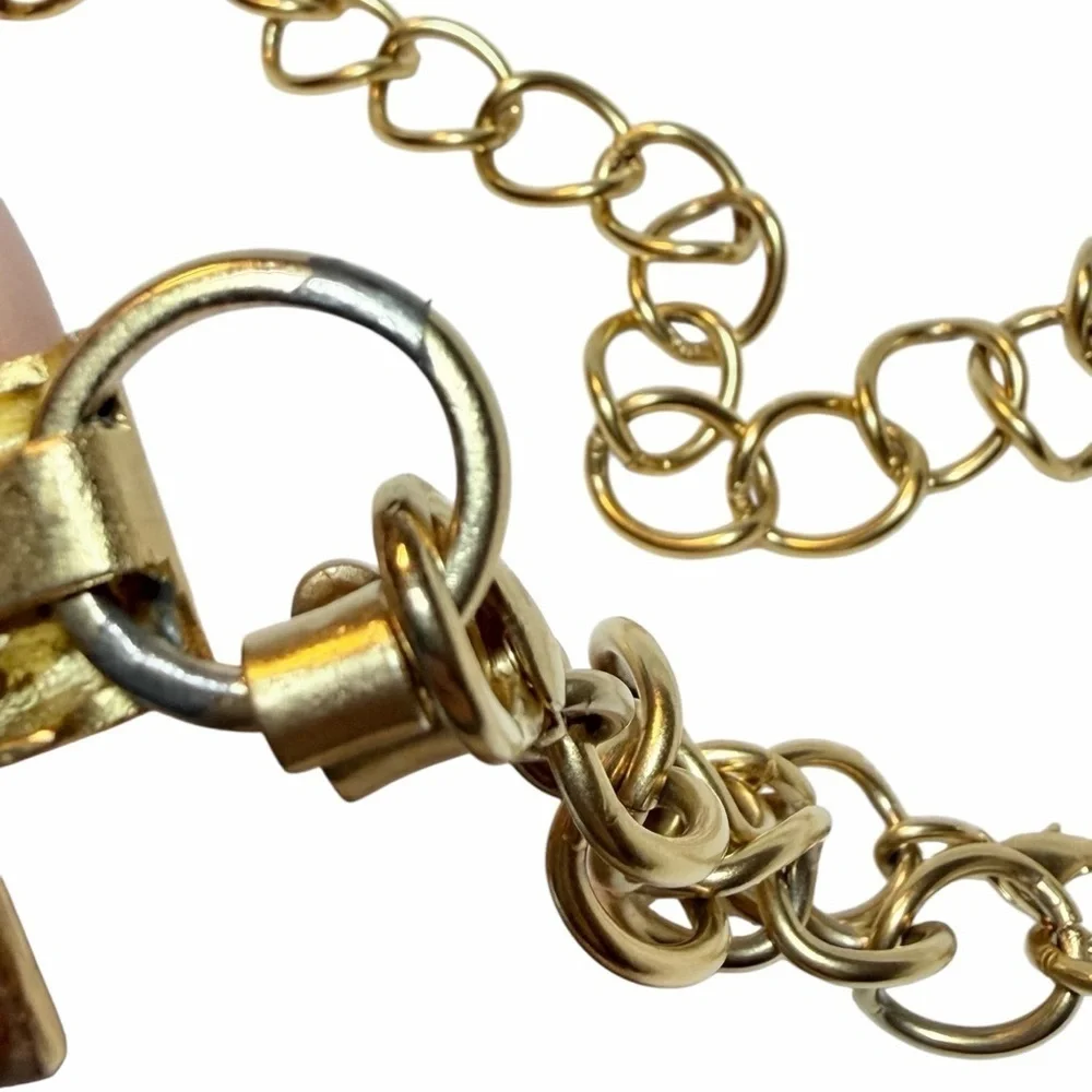 Vintage Goldtone Belt with Square Links